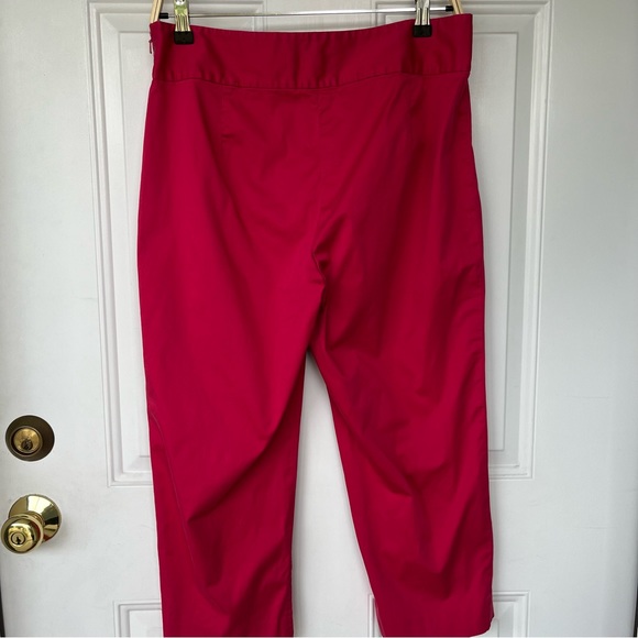 •Banana Republic• Harrison Fit Raspberry Stretch Capri Pants - Size 10 - Picture 4 of 7